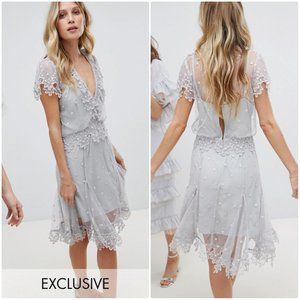 Stevie May hail spot embroidered dress